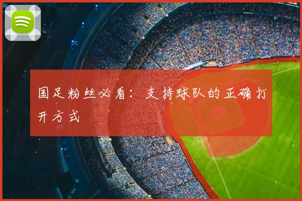 国足粉丝必看：支持球队的正确打开方式